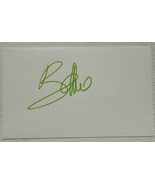 Bono Autographed Signed 3x5 Signature Card &quot;U2&quot; - $100.00