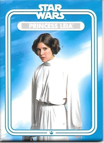 Star Wars Princess Leia with Blaster Photo Image Refrigerator Magnet NEW - $3.99