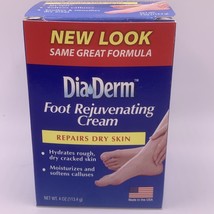 Dia Derm Foot Rejuvenating Cream 4 oz Helps Repair Dry Skin Softens Calluses - £37.15 GBP