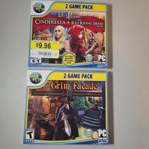 PC Video Game Lot Big Fish Dark Parables and Grim Facade Hidden Object Rated T E - £9.43 GBP