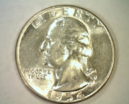 1954 Washington Quarter Choice About Uncirculated++ Ch. Au++ Nice Original Coin - £9.16 GBP