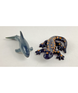 Yowie Tiger Fire Salamander Whale Realistic Animal PVC Figures Retired Lot - $33.55 CAD