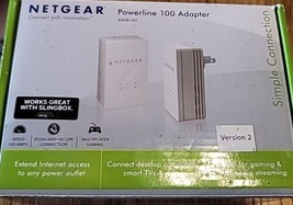 Netgear Powerline 100 Adapter XAVB1201 Extend Internet Access - £21.89 GBP