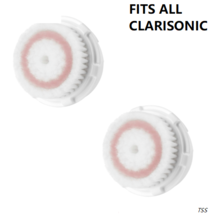 2-PK RADIANCE Facial Brush Head Replacements Mia 1,2,3 Smart Fits All Clarisonic - £10.37 GBP