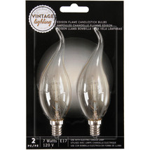 Edison Flame Candlestick Bulbs 7 Watts - £23.13 GBP