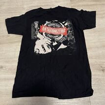 Antagonizer ATL Men’s Shirt Size M Black Anti Heroes Noi!se Yellow Stitches - $12.26