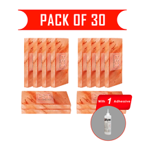 Pack of 30 Himalayan Salt Tiles With 1 Adhesive - £265.61 GBP