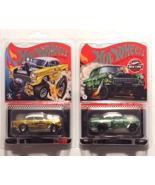 Hot Wheels RLC &#39;55 Chevy Bel Air Gasser x2 w/Case Red Line Club Collecto... - $150.34 CAD
