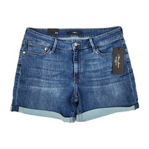 Mavi Shorts Womens Size 32 Sara Mid Rise Supersoft Blue Denim Bottoms New - €29,54 EUR
