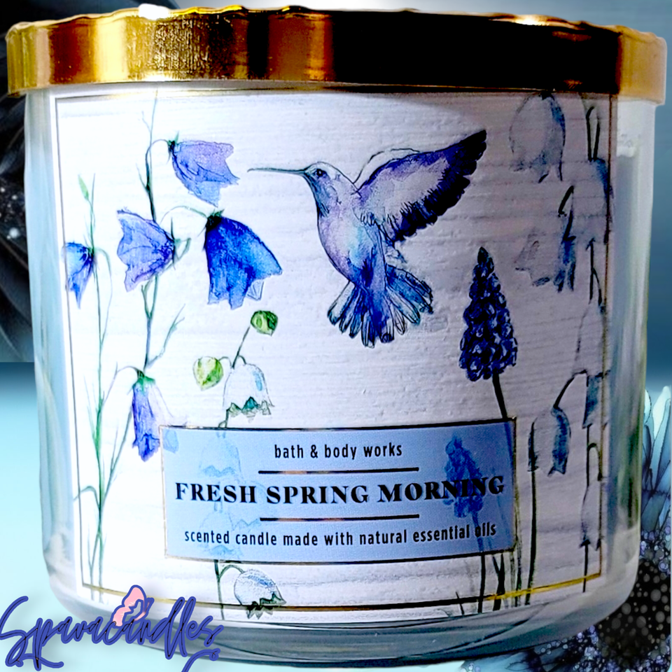Bath &amp; Body Works fresh spring morning 3 Wick Candle 14.5 oz. New 2022 - $29.69