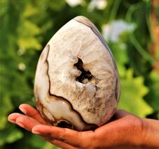 Large 150MM Black Onyx Druzy Crystal Quartz Chakras Healing Energy Stone... - $162.47