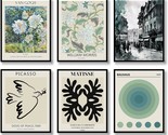 A Collection Of Six Inspiring Vintage Posters Featuring Famous Abstract - $41.95