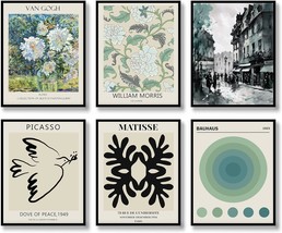 A Collection Of Six Inspiring Vintage Posters Featuring Famous Abstract - £32.95 GBP