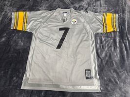 Reebok NFL Pittsburgh Steelers Jersey Ben Roethlisberger GREY SPECIAL XL - $142.50