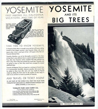 Yosemite Park and Curry Co. and Its Big Trees Brochure 1932 - $79.12