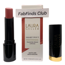 Laura Geller Smart Pout Transfer-Proof Lipstick *Clever* Matte Moisturizing - $14.53