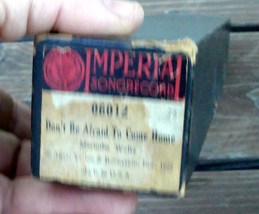 Imperial Song Record Roll 06012 Don&#39;t Be Afraid to Come Home Marimba Waltz - $22.68