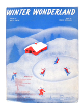 Winter Wonderland Dick Smith Felix Bernard Christmas Holiday 1934 Sheet ... - £9.30 GBP