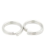 Fujiyuan 20 pcs 12mm KeyChain Ring Keyring Connector Round Edged Split B... - $70.99 MXN