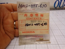 OEM NOS Honda 16012-045-670 Carb Carburetor Needle Jet Kit Set - £23.40 GBP