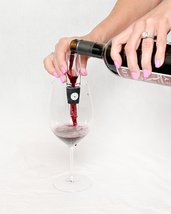 d&#39;vine Mini - Travel Size Acrylic Wine Aerator &amp; Black Storage Bag - $12.99