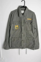 Aeropostale MEDIUM GREEN Army Safari UTILITYJacket Zipper Drawstring ADJ... - $513.43 MXN