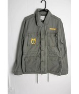 Aeropostale MEDIUM GREEN Army Safari UTILITYJacket Zipper Drawstring ADJ... - $513.43 MXN