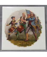 6x6&quot; Decorative Tile Spirit of 1776 Drum $ Fife Patriotic US History wal... - £12.08 GBP