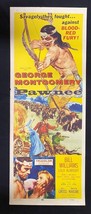 Pawnee Original Insert Movie Poster 1957 George Montgomery - £124.66 GBP