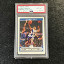 2006-07 Topps #190 Jameer Nelson Signed Card AUTO 10 PSA Slabbed Magic - £47.54 GBP