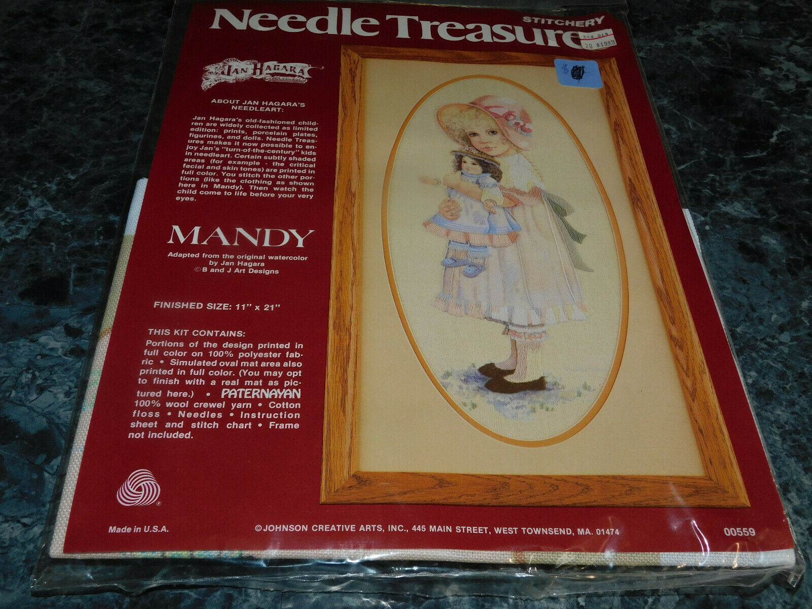 Needle Treasures Stitchery Mandy 11x21 Crewel Kit - $15.99