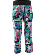 Women with Control Womens Como Jersey Printed Control Pants Navy Multi S - $13.02 CAD