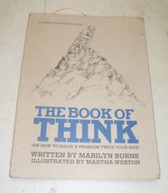 The Book Of Think Or How To Solve Problems Twice Your Size By Marilyn Burns - $11.99