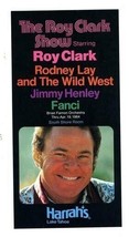 Roy Clark Show Harrah&#39;s Lake Tahoe Postcard 1984 Rodney Lay Jimmy Henley... - £8.64 GBP