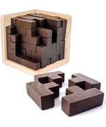 Original 3D Wooden Brain Teaser Puzzle by Sharp Brain Zone. Genius Skill... - £37.84 GBP