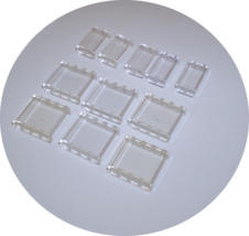 11 Used LEGO Translucent Clear 1x4x3 &amp; 1x2x2 Panel 4215 - 87552 - 60581 - $9.95