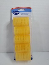 Y2K Goody Yellow Self Holding Hair Rollers Volumizing 5 Rollers 69671 - £9.55 GBP