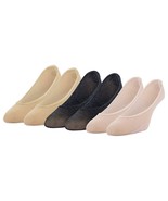 Peds Women&#39;s Shoe Liner Ultra Low Shoe Size 5-10 SPARKLE 3 Pair W Gel Ta... - £7.85 GBP