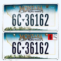 2009 United States Montana Gallatin County Passenger License Plate 6C 36162 - £20.23 GBP