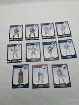 Lot Of (11) Star Wars Miniatures Game Imperial Entanglements Cards - £28.03 GBP