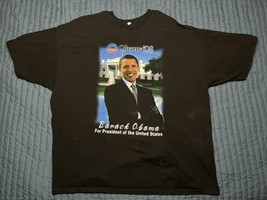 2008 Barack Obama T-Shirt Yes We Can Black 3XL President Of The United S... - £23.74 GBP