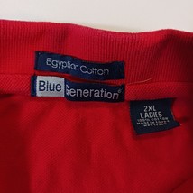 Blue Generation LOFTIS COUGARS MIDDLE SCHOOL Ladies Cotton Shirt Uniform Sz 2XL image 3