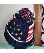 Red white and blue flag style hat - $12.04 CAD