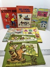 Lot of Vintage 1960&#39;s 70&#39;s Childrens Coloring Books Whitman &amp; More - £15.16 GBP