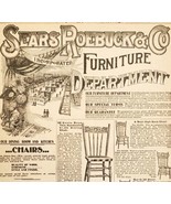 1900 Furniture Department Advertisement Victorian Sears Roebuck 5.25 x 7&quot;  - £14.52 GBP