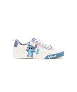 Women&#39;s Disney Stitch Low Top Lace Up Sneaker, Blue Size 10 - £38.83 GBP