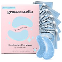 grace and stella Award Winning Under Eye Mask (Blue, 6 Dark - £12.99 GBP
