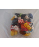 Disney Halloween Goofy As Donald, Mickey As Goofy, Donald As Mickey Bean... - £60.14 GBP