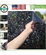 Total Blackout Window Film - 100% Light Blocking &amp; UV Protection, 17.5 x... - $23.90 CAD