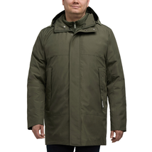 Hunter Men&#39;s 3-in-1 Jacket Stand Collar Detachable Hood Green Black Colors - $124.99